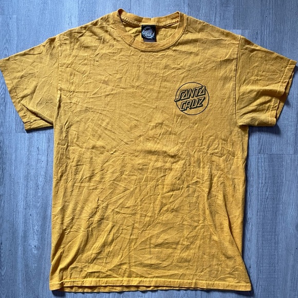 SANTA CRUZ T SHIRT SIZE MEDIUM (YELLOW) - Picture 2 of 2